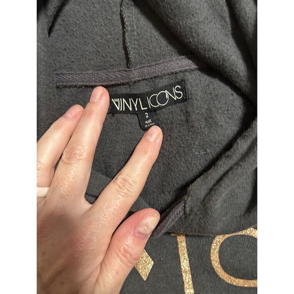 Bon Jovi Hoodie You Give Love a Bad Name by Vinyl Icons Size 2 (Medium) - Picture 4 of 8